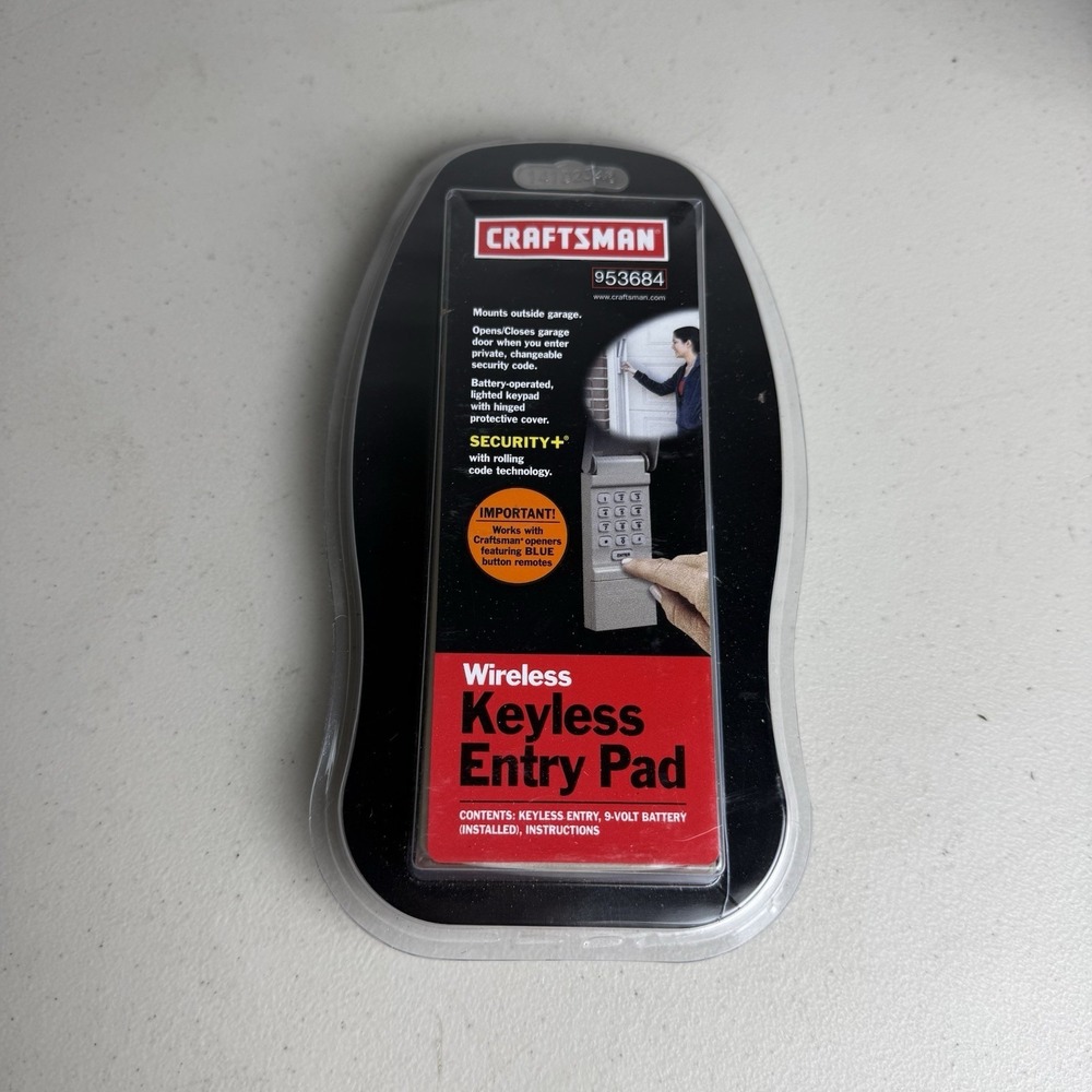 Craftsman Wireless Keyless Garage Door Entry Pad #953684 New